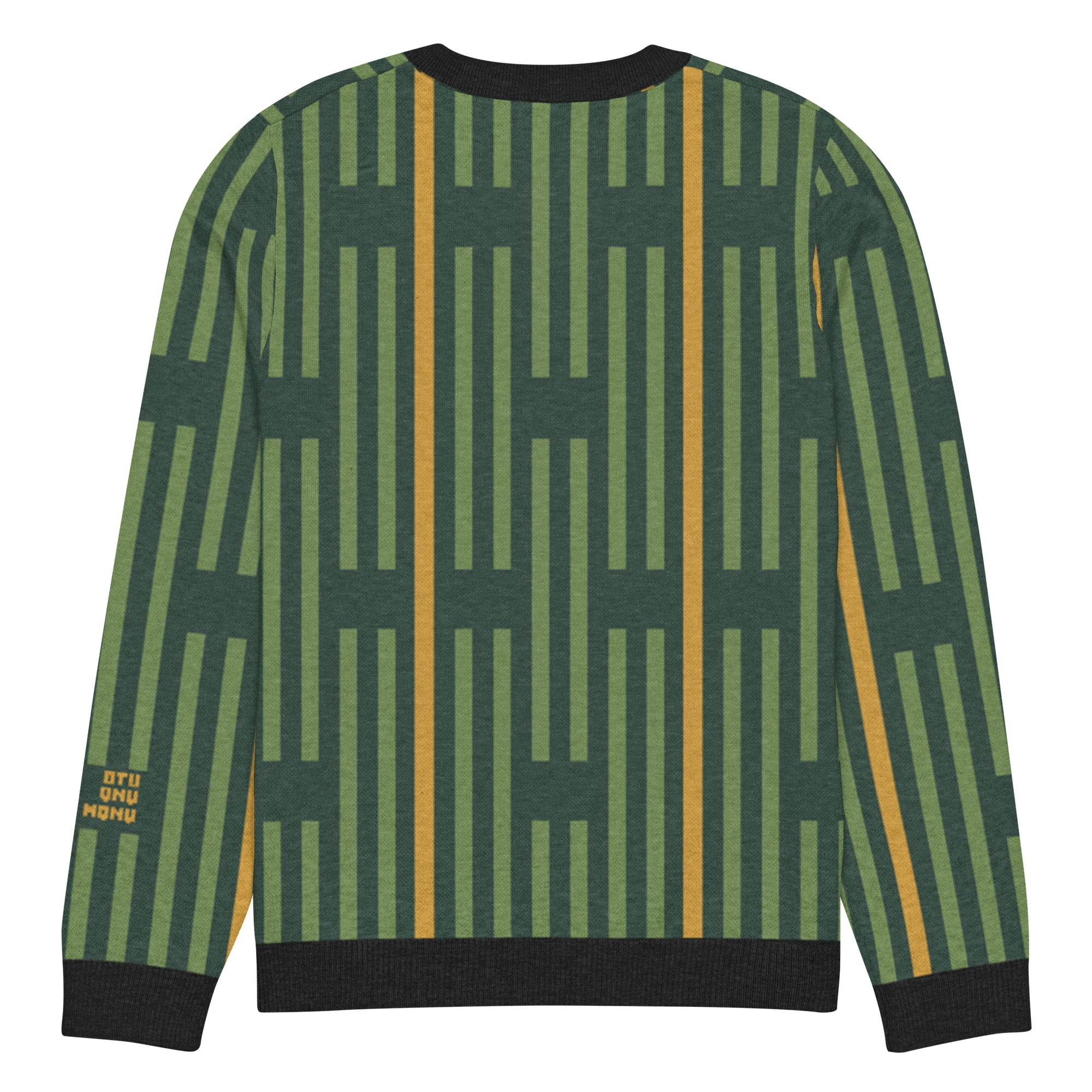 Akwete Crew Neck Sweater in Ugwu — back view