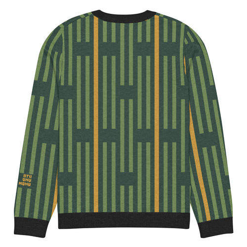 Akwete Crew Neck Sweater in Ugwu — back view