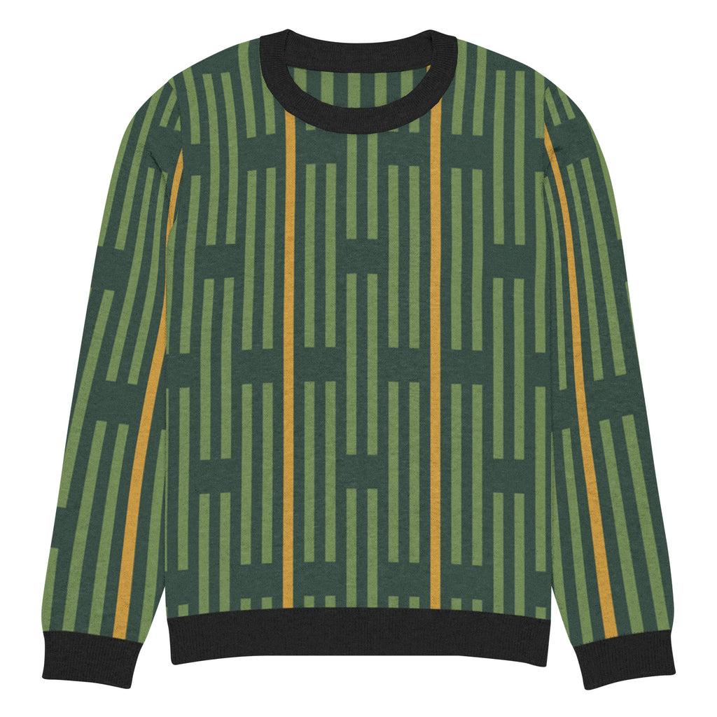 Akwete Crew Neck Sweater in Ugwu — front view