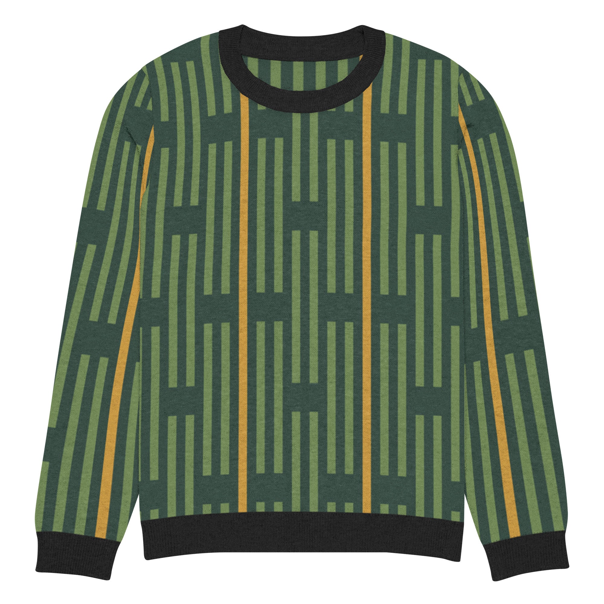 Akwete Crew Neck Sweater in Ugwu — front view