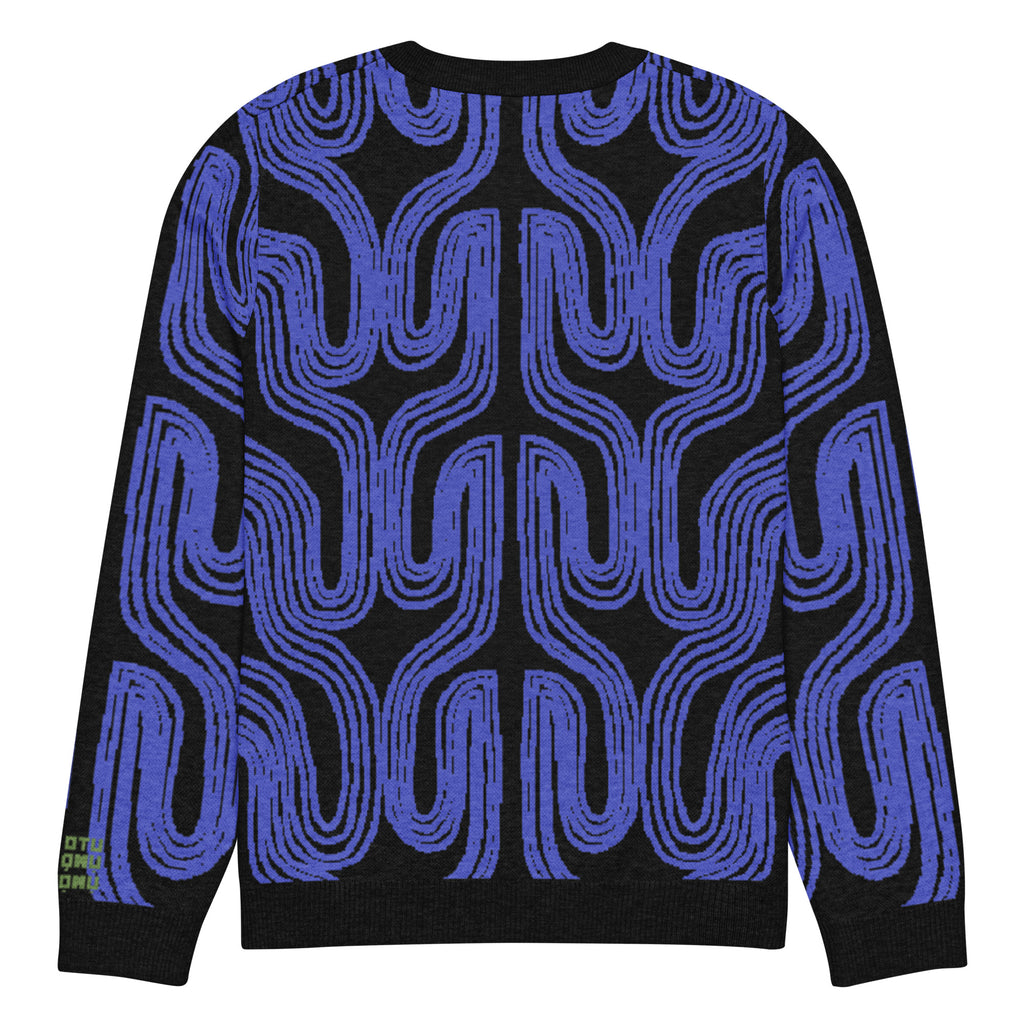 Aru crew-neck sweater in Ube purple — Onu Monu