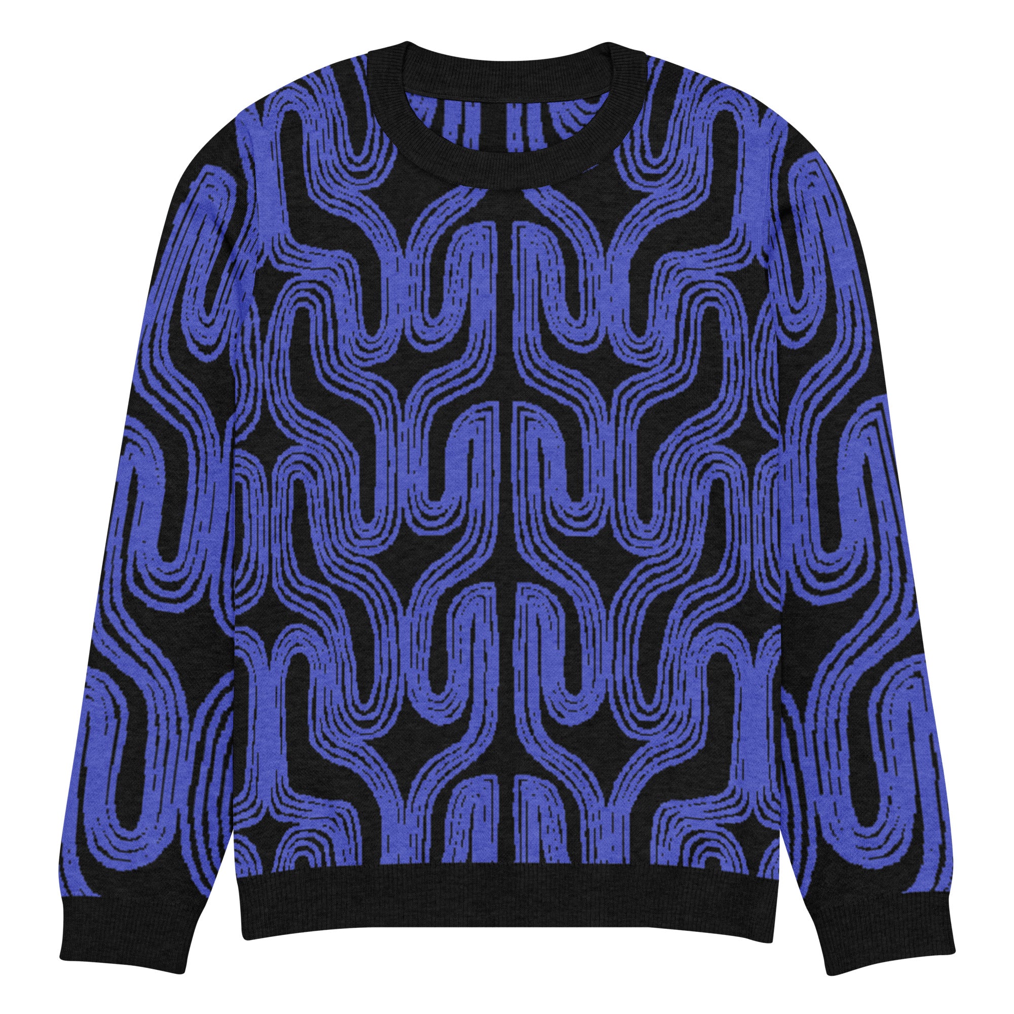 Aru crew-neck sweater in Ube purple — Onu Monu