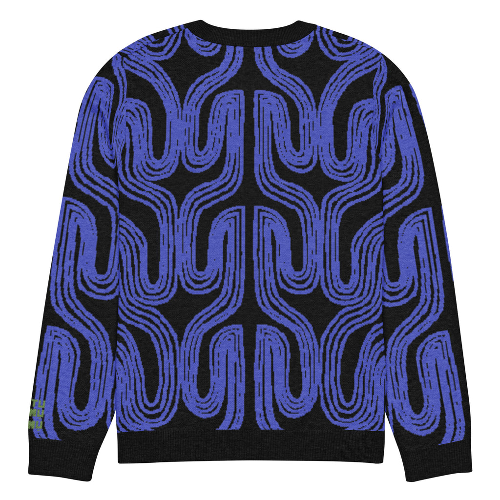 Aru crew-neck sweater in Ube purple — Onu Monu