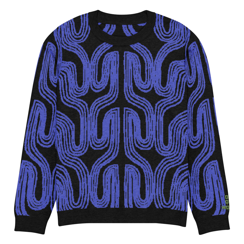 Aru crew-neck sweater in Ube purple — Onu Monu