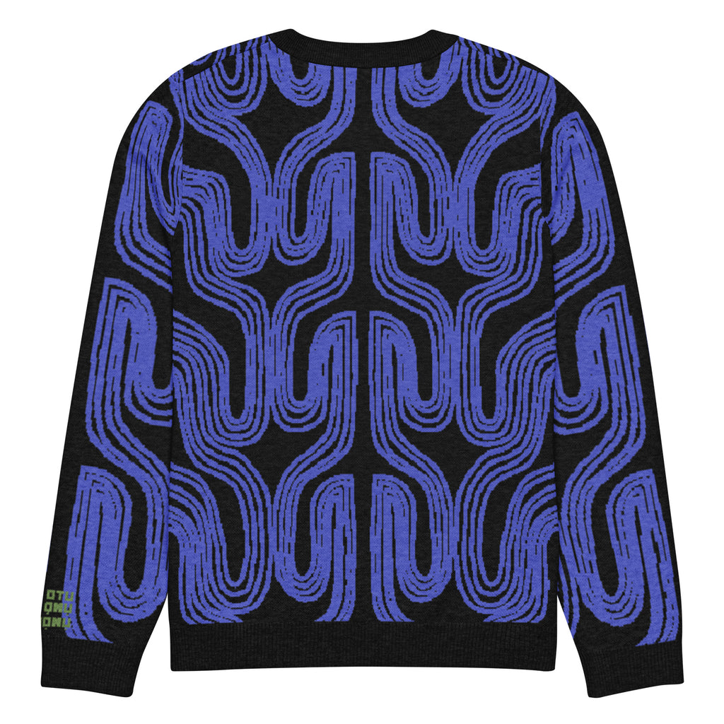 Aru crew-neck sweater in Ube purple — Onu Monu