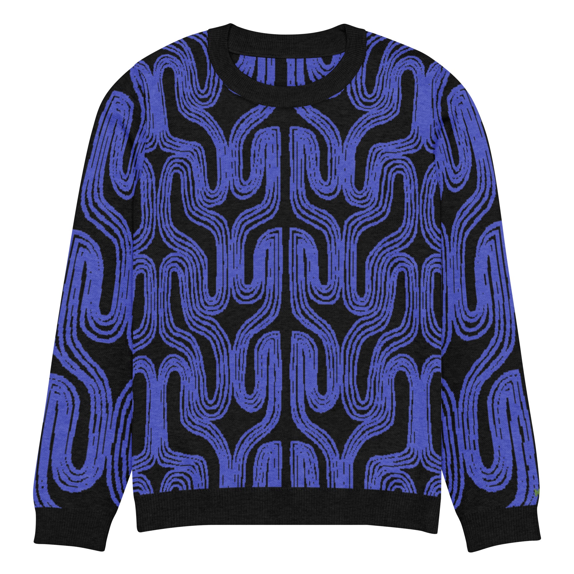 Aru crew-neck sweater in Ube purple — Onu Monu