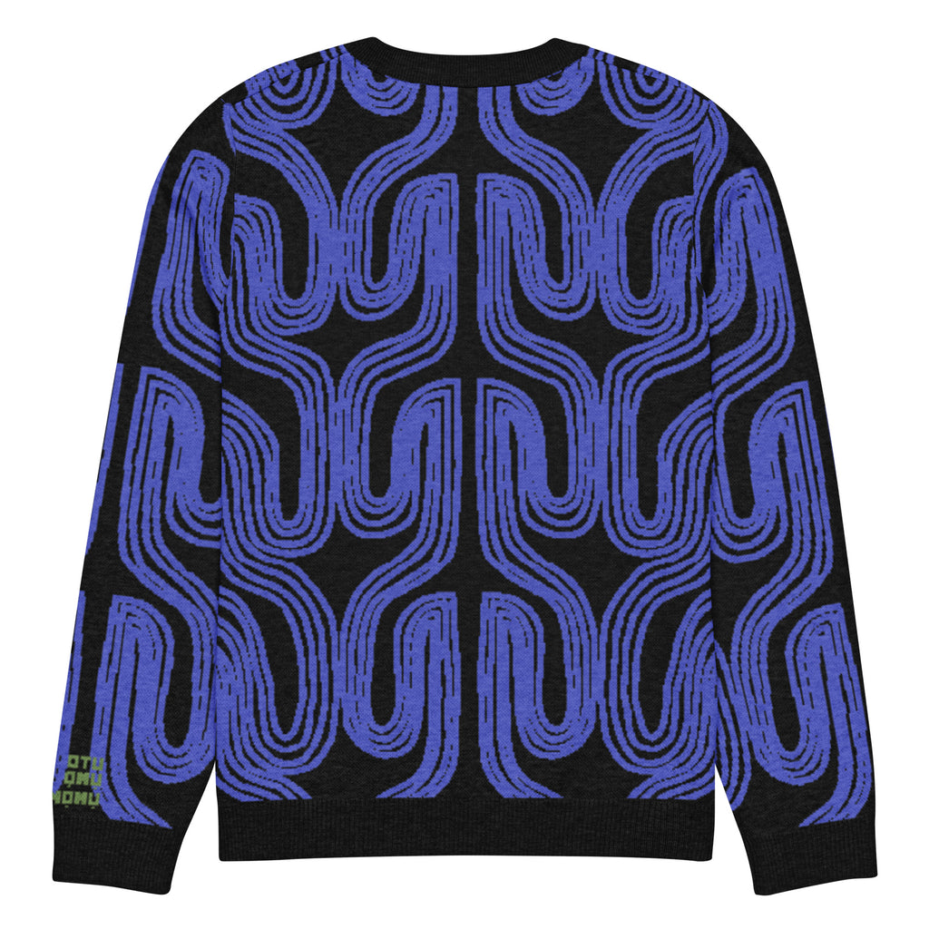 Aru crew-neck sweater in Ube purple — Onu Monu