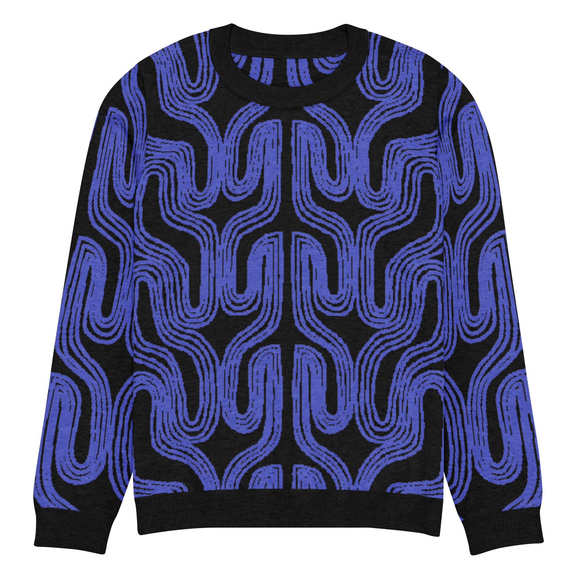 Aru crew-neck sweater in Ube purple — Onu Monu