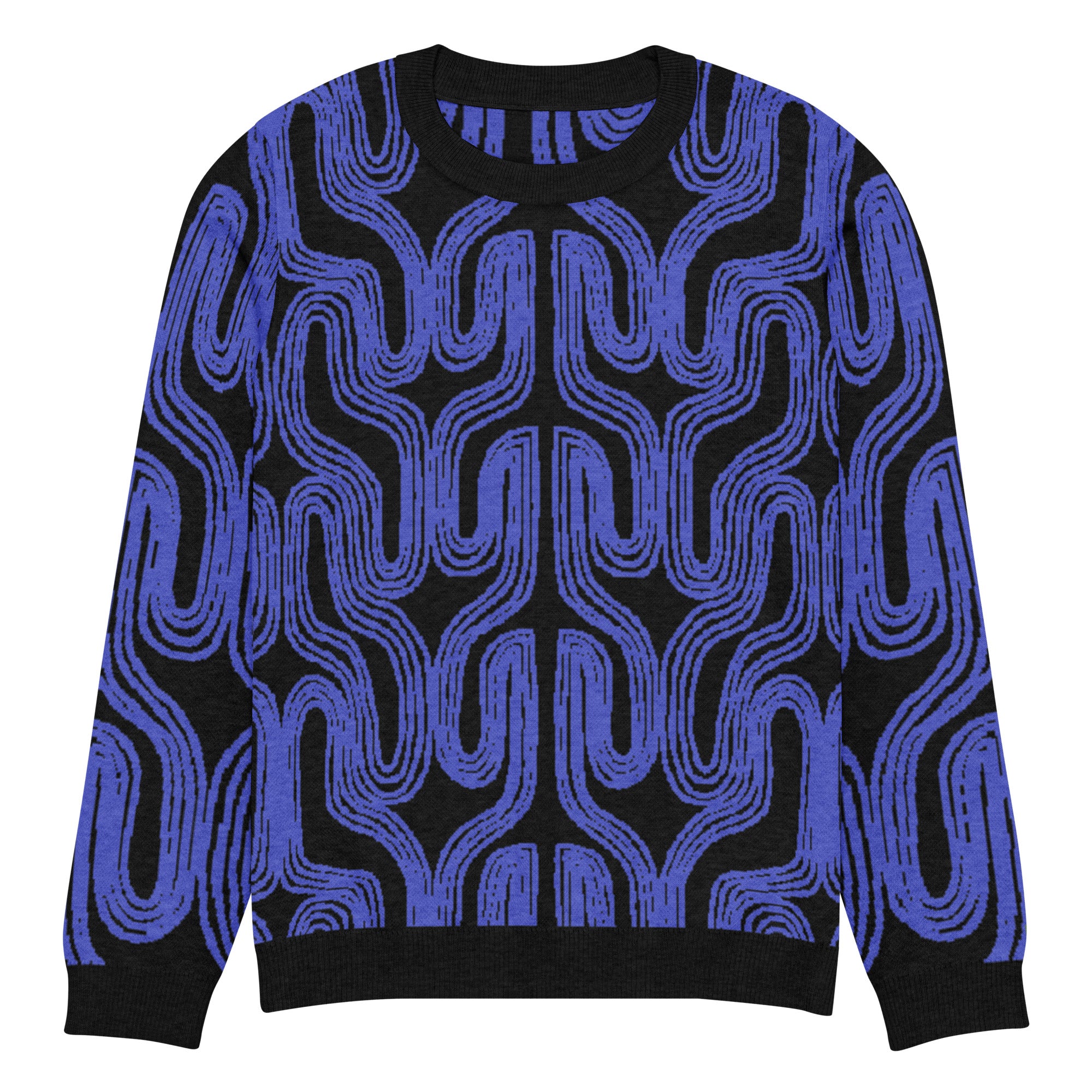 Aru crew-neck sweater in Ube purple — Onu Monu