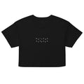 Maitama Asokoro women's crop top — Onu Monu